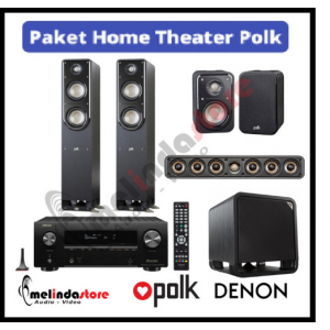 Paket Home Theater Speaker Polk Audio S50